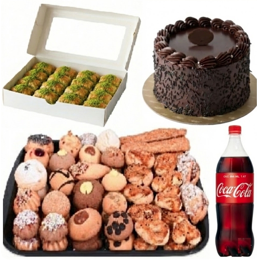 1 kg Fıstıklı Baklava Öne Çıkan 2-3 Kişilik Menü pasta