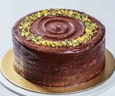 Günlük Taze Çikolatalı Fıstıklı Pasta 2-3 Kişilik pasta