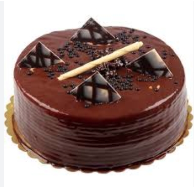 Klasik Çikolatalı Yuvarlak Pasta 2-3 Kişilik Taze pasta